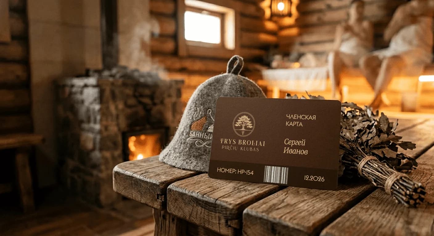 Подарочный сертификат Trys Broliai